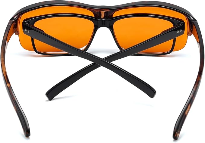 Eyekepper 100% Anti-Blue Light Blocking Fitover Glasses Wear Over Computer - Image 3