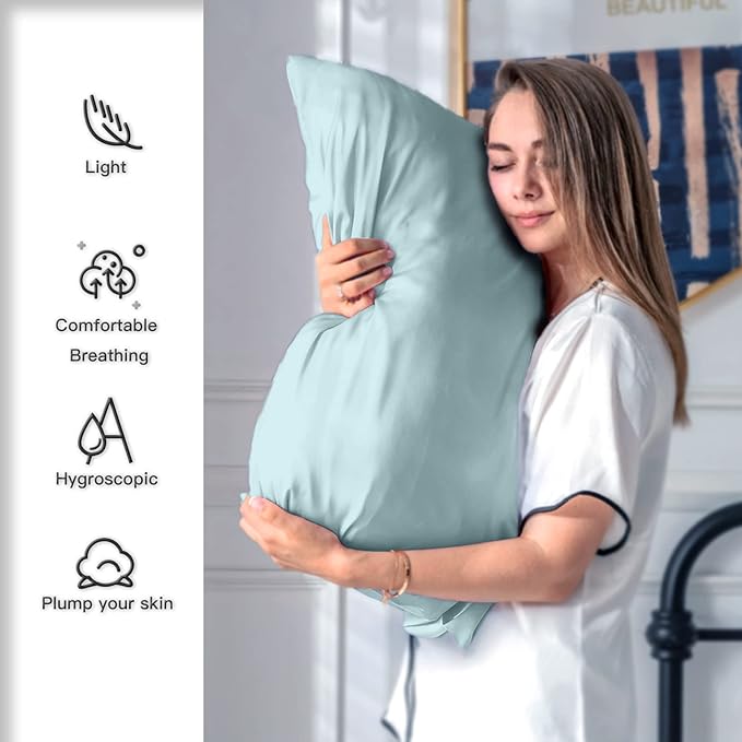 Mulberry Silk Pillowcase for Hair and Skin Pillow Case - Image 3
