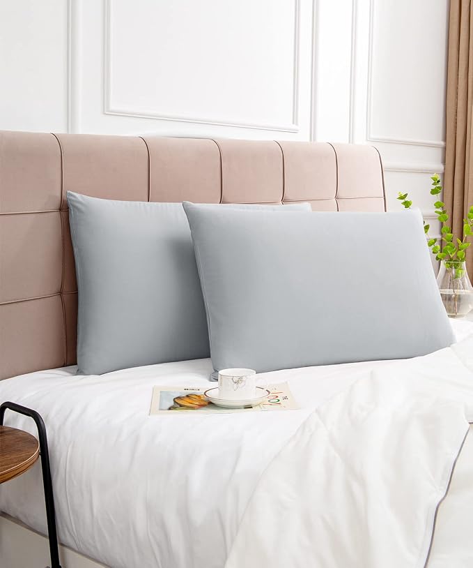 Warmstar Cotton Pillow Cases King Size Set of 2, 600 Thread Count Pillowcases - Image 6