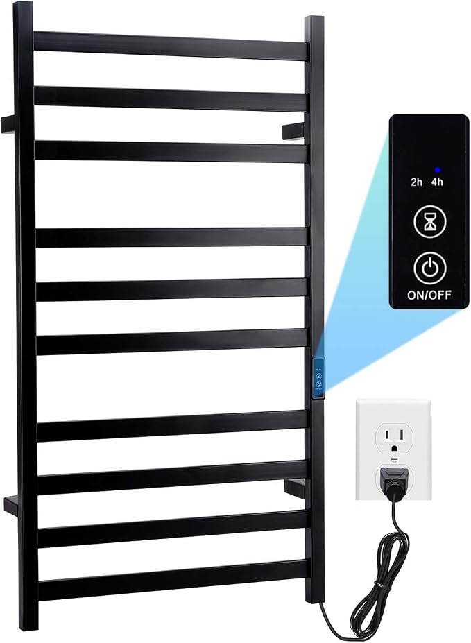 Towel Warmer Heated Towel Rack-Bar by Nopwer