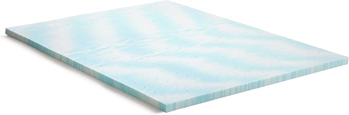 Linenspa 2 Inch Swirl Gel Memory Foam Mattress Topper, California King Size – - Image 4