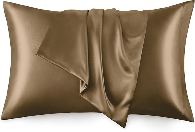 Love's cabin Satin Pillowcase Set of 2 King Size 20x36, Cooling Pillow Covers by Lovescabin