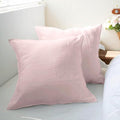 Simple&Opulence 100% Washed Linen Euro Shams 26'' x 26'' Pack of 2, Basic Style by SimpleOpulence