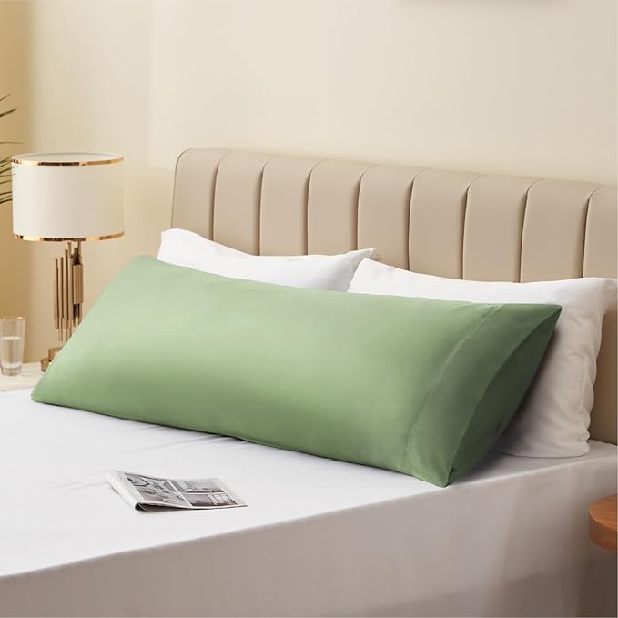 BEDELITE Body Pillow Cover, Rayon Made from Bamboo, Cooling Body Pillow - Image 5