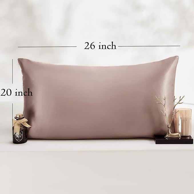 Standard Satin Pillowcase for Hair 2pc, Similar to Silk Pillow Cases, Easier - Image 6