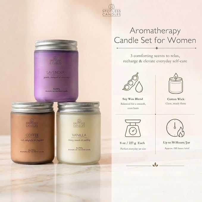 Aromatic Candles Three Pack - Image 4