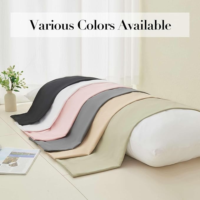 DOWNSTORIA Body Pillow Pillowcase, Ultra Soft Microfiber Long Pillow Cover - Image 6