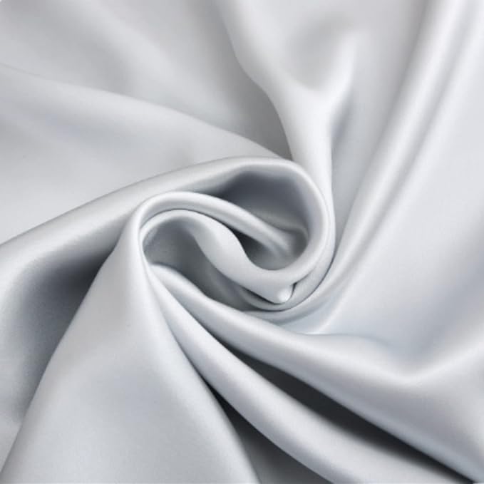 Gray Mulberry Silk Pillowcase King Size - Image 7