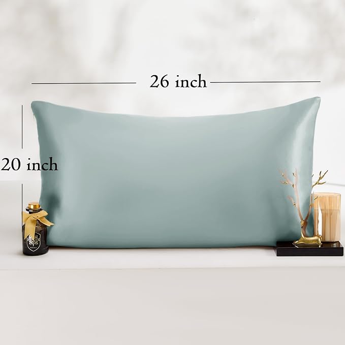 Standard Satin Pillowcase for Hair 2pc, Similar to Silk Pillow Cases, Easier - Image 6