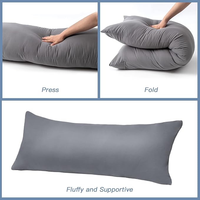 DOWNCOOL Luxury Full Body Pillow Insert - Image 6