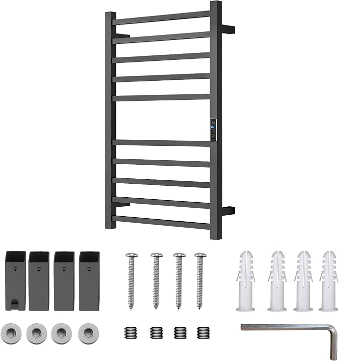 Heated Towel Racks for Bathroom, Wall Mounted Electric Towel Warmer Racks - Image 7