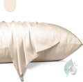 100% Mulberry Silk Pillowcase 2 Pack, Standard Size Silk Pillow Cases by Unknown