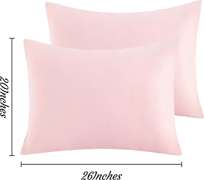 NTBAY Standard Pillow Cases Set of 2, 2 Pack Brushed Microfiber 20x26 Pillow - Image 6