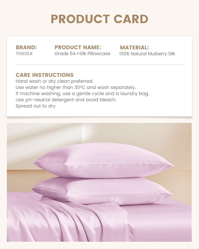 THXSILK Mulberry Silk Pillowcase - Image 8