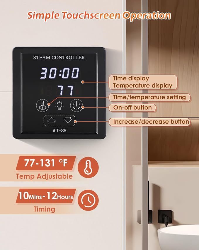 Steam Shower Generator Kit 10.5KW - Image 3