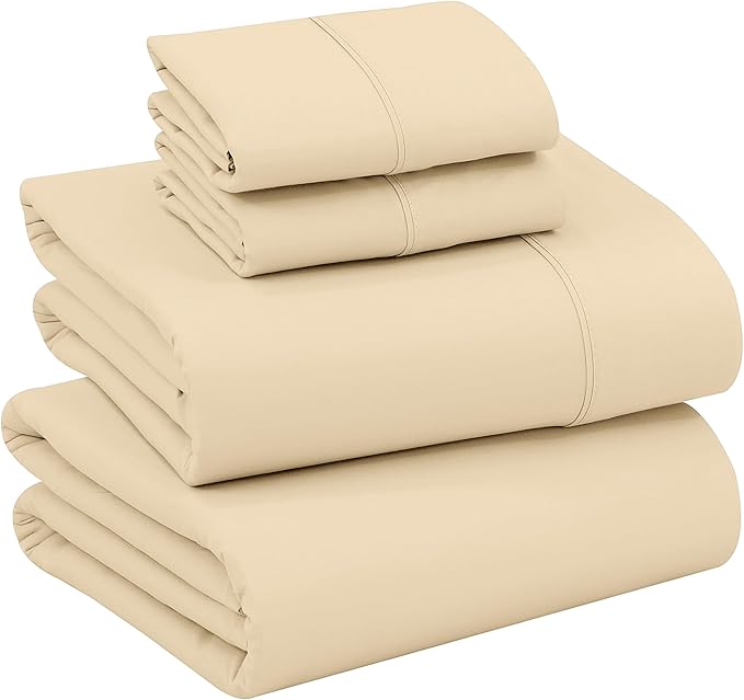 RUVANTI 100% Cotton Sheets – California King Percale Bedding, Cooling & by Ruvanti