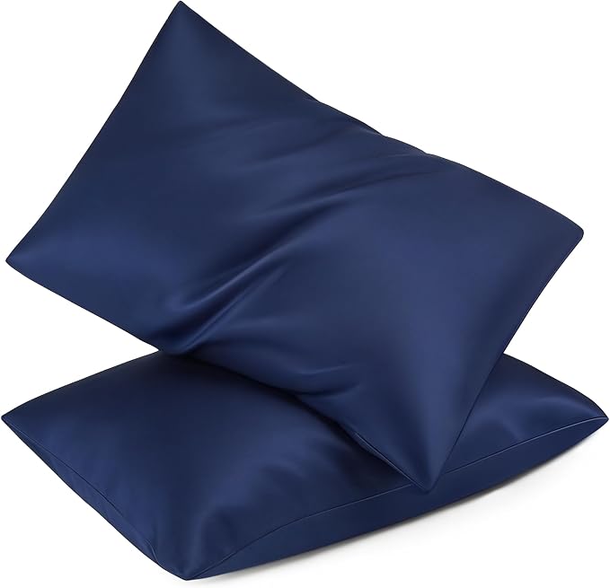 MR&HM Breathable Toddler Pillowcase 13"x18" Travel Pillow Case Set of 2 by MRHM