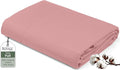 Royale Linens 100% Organic Cotton Full Flat Sheet Only by ROYALELINENS