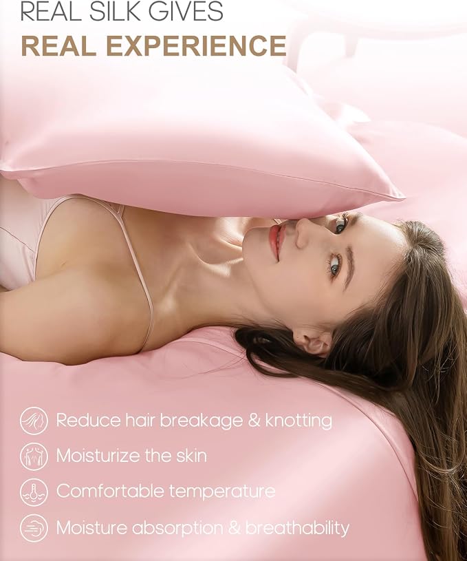 THXSILK 100% Mulberry Silk Pillowcase - Image 3