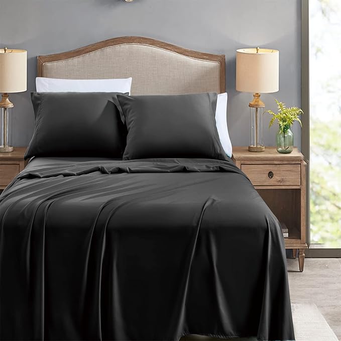 FreshCulture Twin Flat Sheets Only, Soft Microfiber Bedding Sheets - Image 2