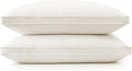 puredown® Gusseted Goose Feather Down Pillows, 100% Organic Cotton Cover by Puredown
