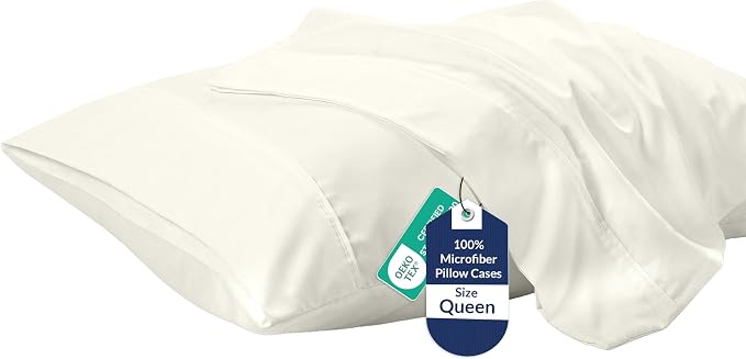 Royale Linens Queen Pillowcase Set of 2 by ROYALELINENS