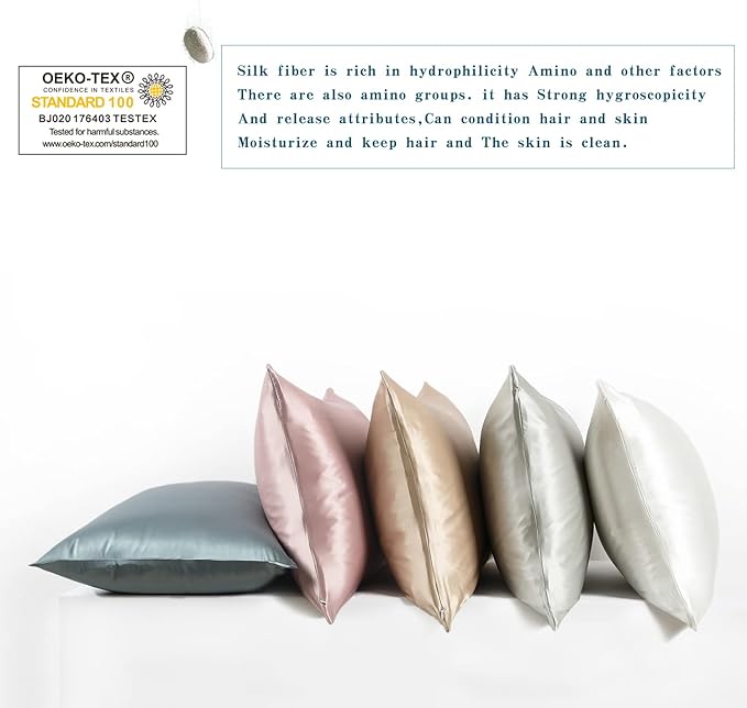 DISANGNI 100% Natural Mulberry Silk Pillow case - Image 7