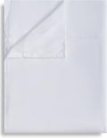 King Flat Sheet Only, 1 Pack White Top Bed Sheets, Soft Breathable Brushed by Culve