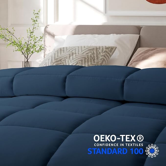 COHOME Premium King Size Comforter, All-Season Quilted Down Alternative Duvet - Image 7