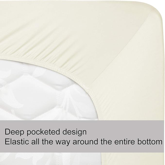 Soft Stretch Twin Fitted Sheet Only - Image 5
