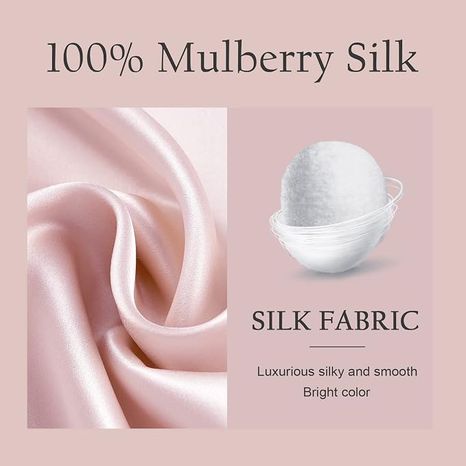 OLESILK Silk Body Pillowcase 20x54 Zippered: 100% Mulberry Silk - Image 7