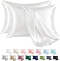 MR&HM Satin Pillowcase for Hair and Skin, Silk Satin Pillowcase 2 Pack by MRHM