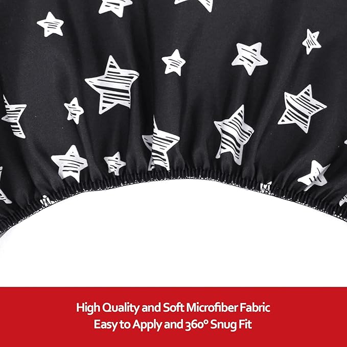 Pack and Play Sheets, 2 Pack Mini Crib Sheets, Stretchy Playard Fitted Sheet - Image 4