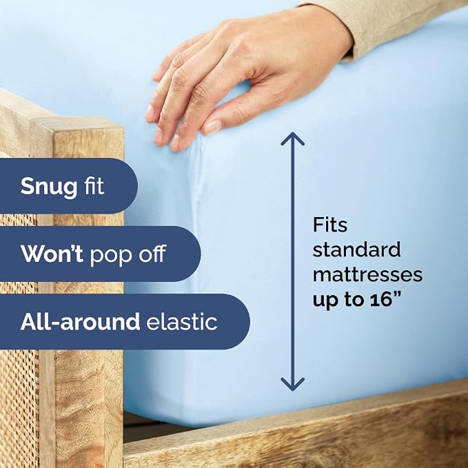 Queen Fitted Bed Sheet - Image 3