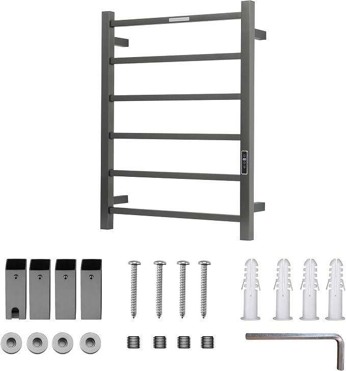 Heated Towel Racks for Bathroom, Wall Mounted Electric Towel Warmer Racks - Image 7