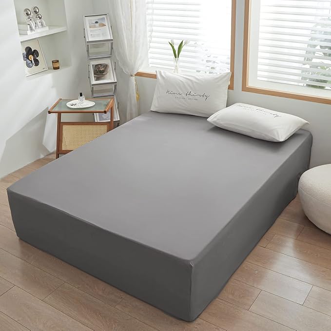 Bedding Queen Size Fitted Sheet Only- Bottom Matress Fitted Sheet-Fits 15inches - Image 7
