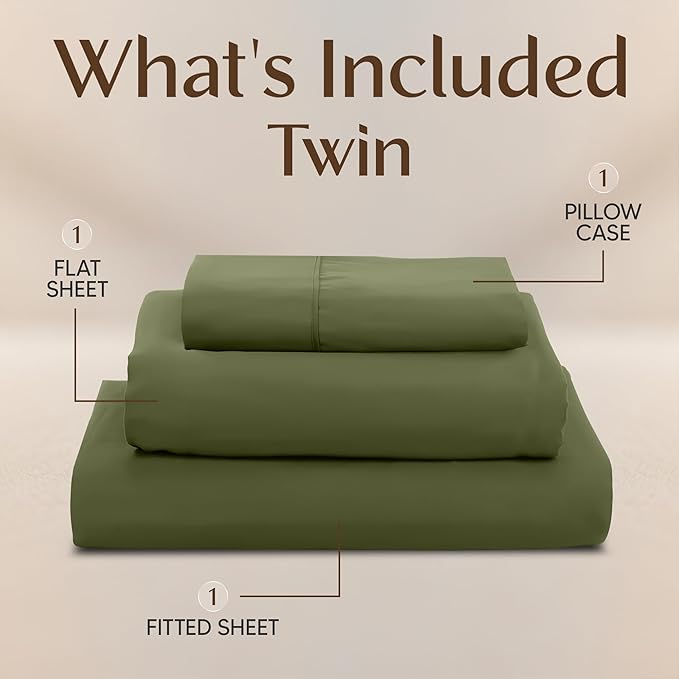 Utopia Bedding Twin Sheet Set – 3 Piece Bed Sheets - Image 3