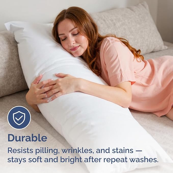 Body Pillowcases Set of 4-20x54 Long Body Pillow Case - Image 4