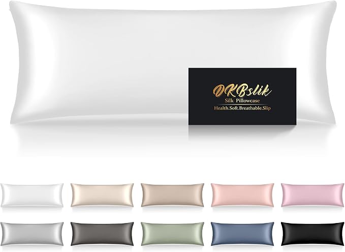 Silk Body Pillow Cases, Mulberry Silk Body Pillow Cover by HOME