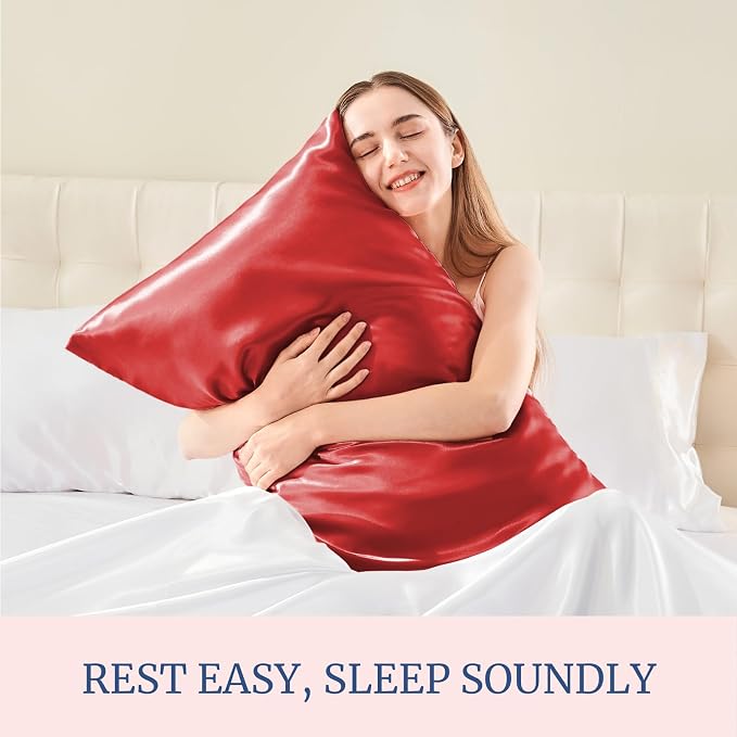 BEDELITE Satin Pillowcase for Hair and Skin, Super Soft and Cooling Similar to - Image 5