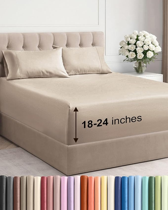 Extra Deep Cal King Sheet Set by CGKUnlimited