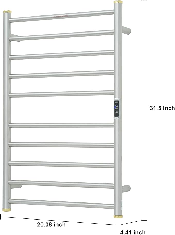 Electric Towel Warmer Rack, Heating Towel Warmer, Timer & Temperature Control - Image 5