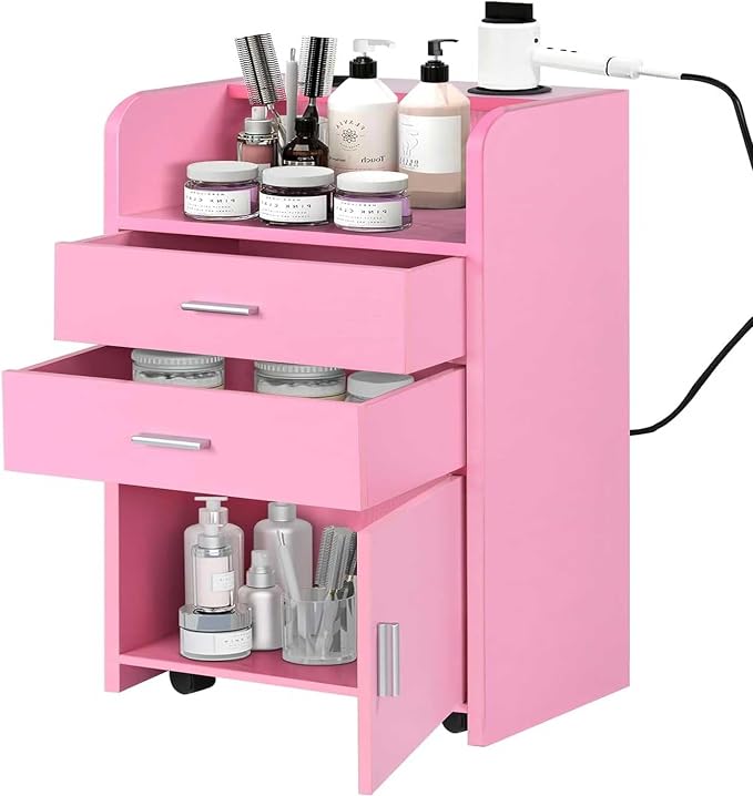 4ever2buy Salon Station for Hair Stylist, Salon Trolley Cart by 4ever2buy
