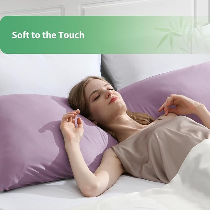 Body Pillowcase, Cooling Viscose from Bamboo Pillow Cover - Image 3