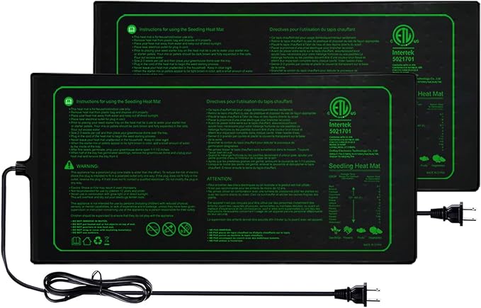 Upgrade Version 2PK Seedling Heat Mat by Unknown
