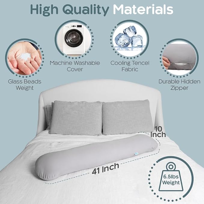 SleepCloud Weighted Body Pillow 6.5lbs - Image 7