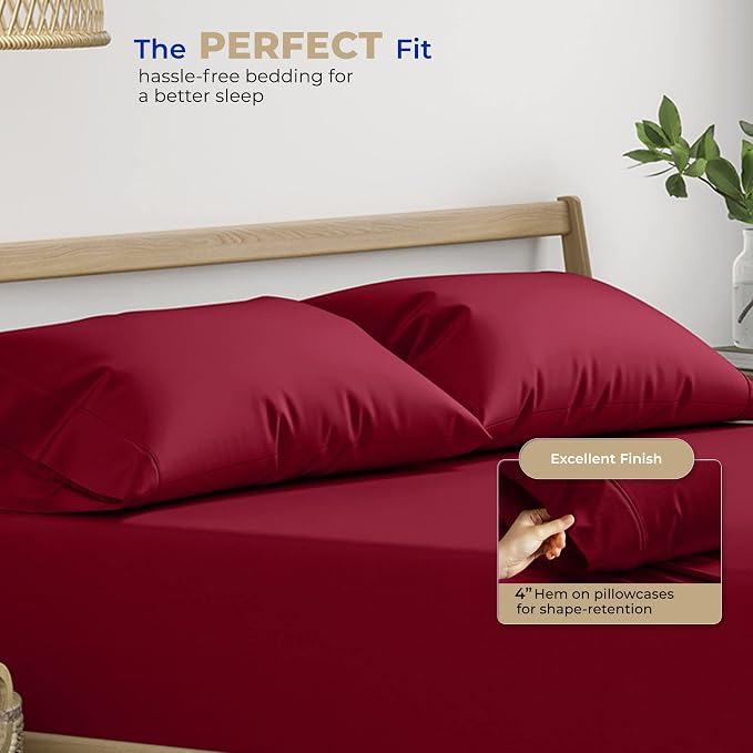 Thread Spread 100% Cotton Pillow Cases Queen Size Set of 2 - Image 4