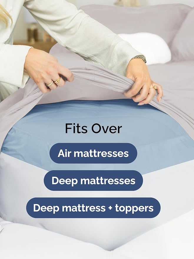 Extra Deep Split King Fitted Sheet - Image 6
