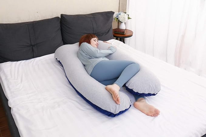 MOON PINE Pregnancy Pillow, U Shape Full Body Pillow - Image 4