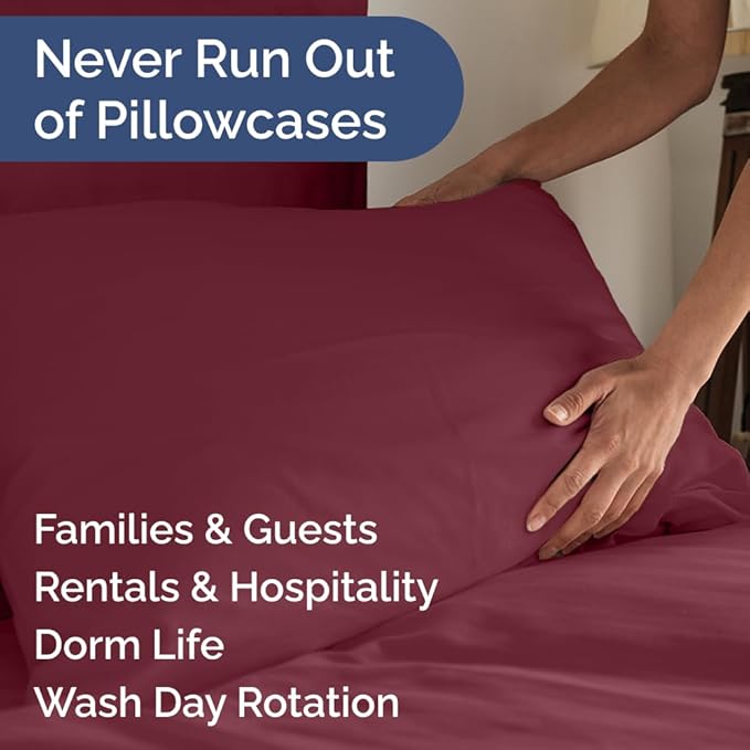 Queen Pillow Cases Set of 10 - Image 5